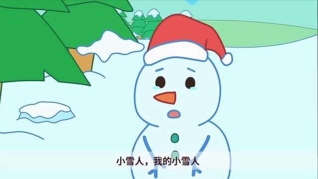 咕力咕力动画:可爱的小雪人