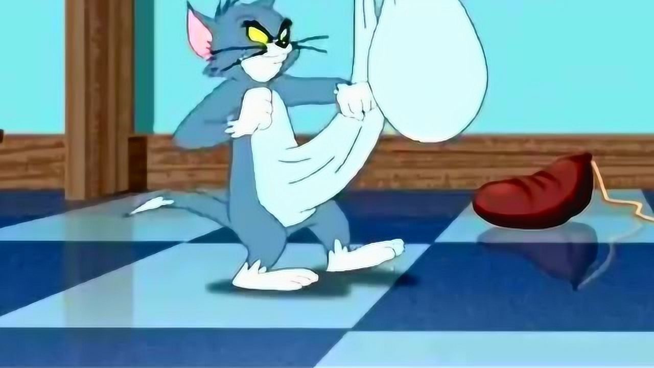 猫和老鼠,汤姆猫怀孕了挺个大肚子,马上要生猫宝宝了!