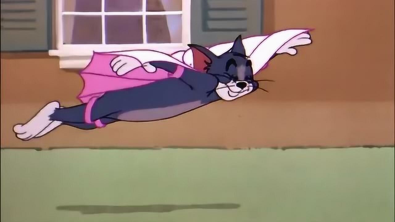 猫和老鼠:聪明的汤姆自制翅膀飞上天抓小鸟
