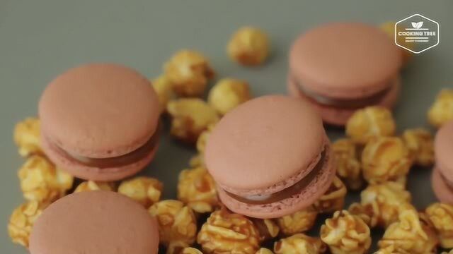 焦糖马卡龙 焦糖奶油酱馅 Caramel Macaron