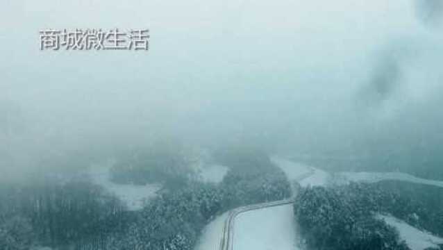 商城县2019年航拍雪景