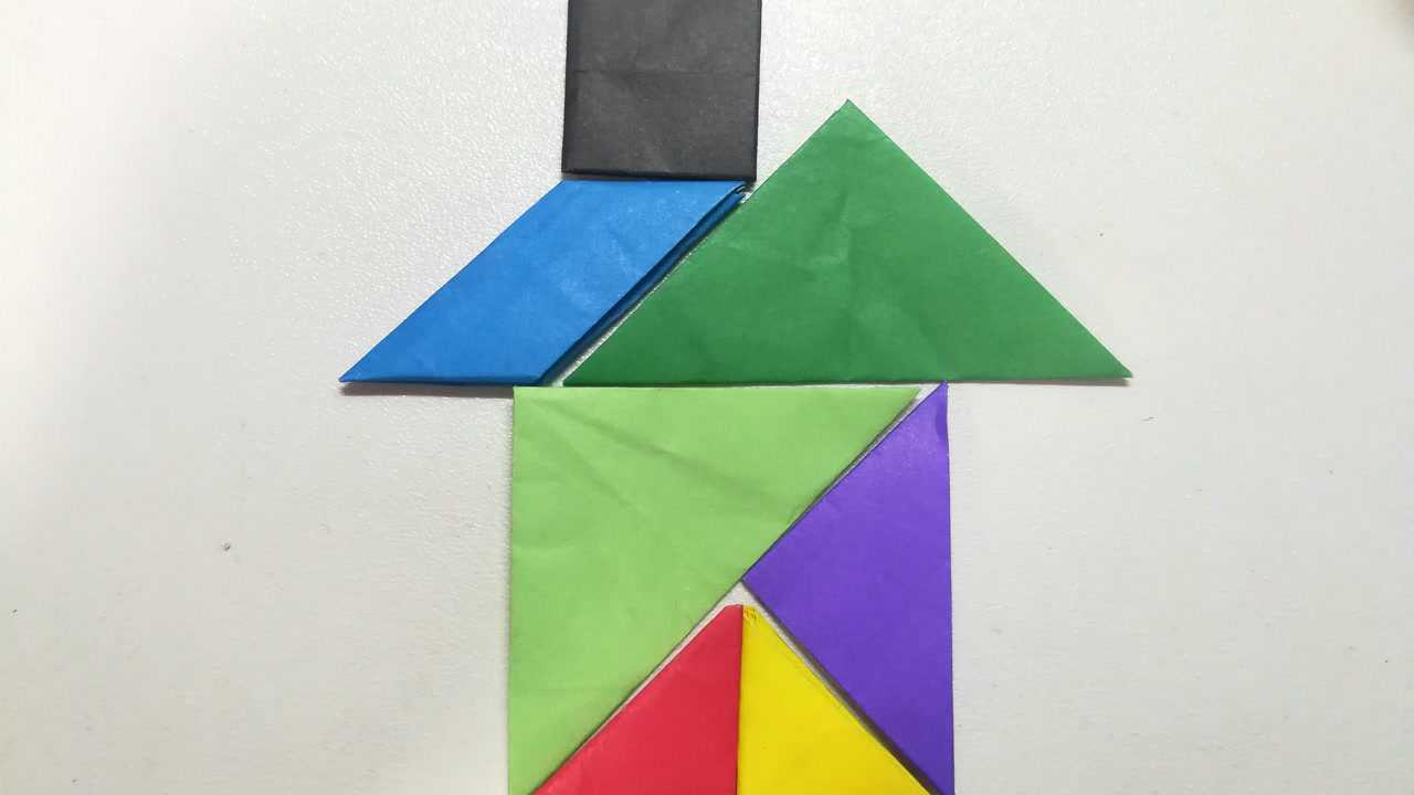 折纸七巧板 用折纸诠释暗藏中国智慧的玩具