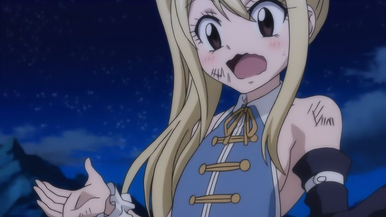 妖精的尾巴:302集,露西傲人身材居然变成了一对a?_腾讯视频