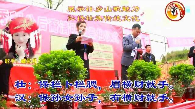 广西贵港 壮话山歌 东龙调《清明祭祖歌》演唱:臧彩月