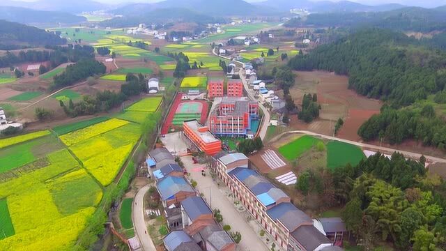 毛哥的一天:四川绵阳市游仙区白蝉镇航拍,天蓝水美、人勤物丰