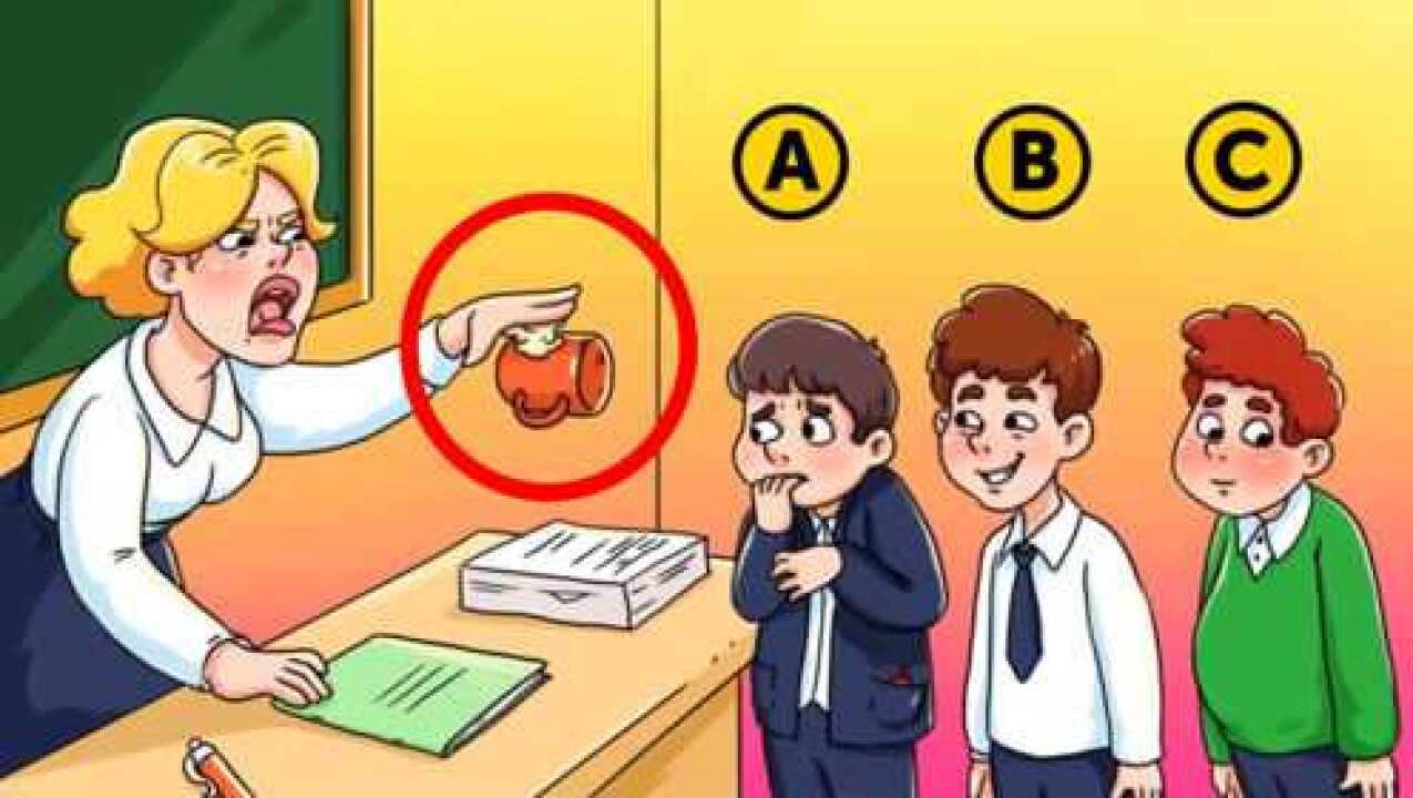 智力测试老师被学生整蛊了是谁干的