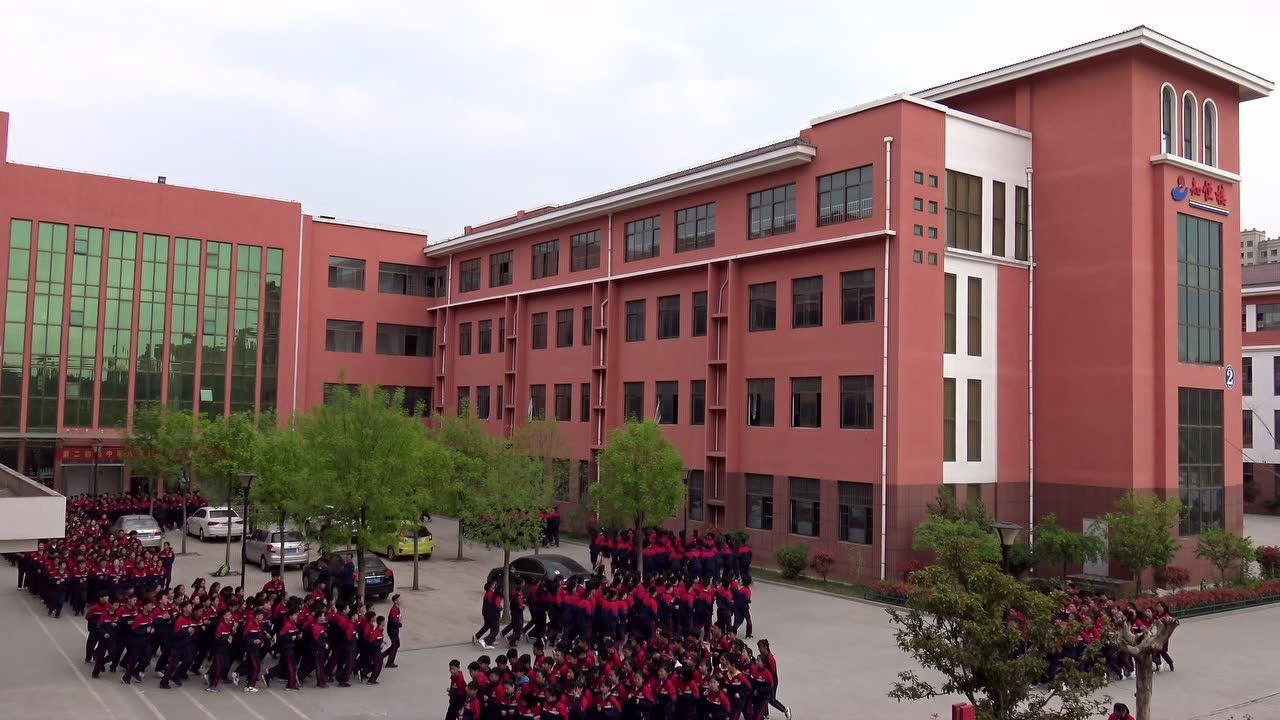 临沭县第二初级中学阳江大课间二