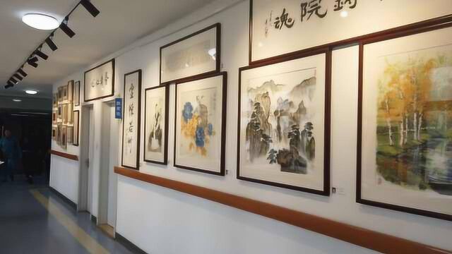 医院设艺术绘画长廊,全是医护人员作品:医患双方都减压