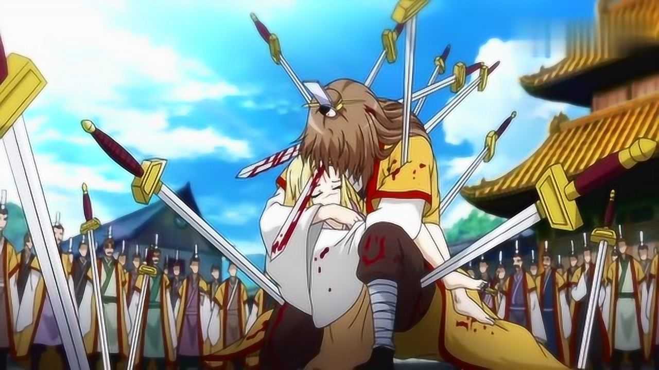 王权富贵留下王权剑执意救走小蜘蛛精身中数剑东方月初前来相救