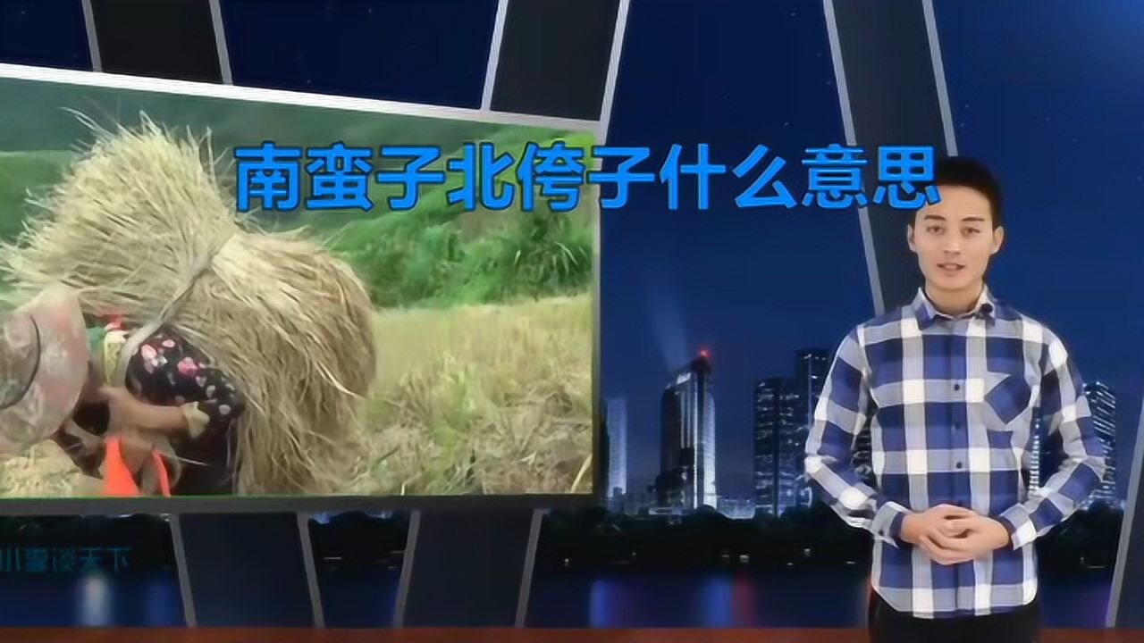 南蛮子北侉子是什么意思