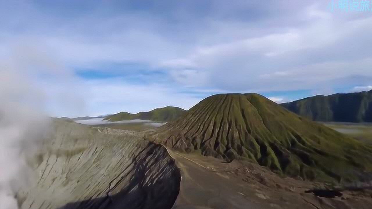 印度尼西亞死火山風景