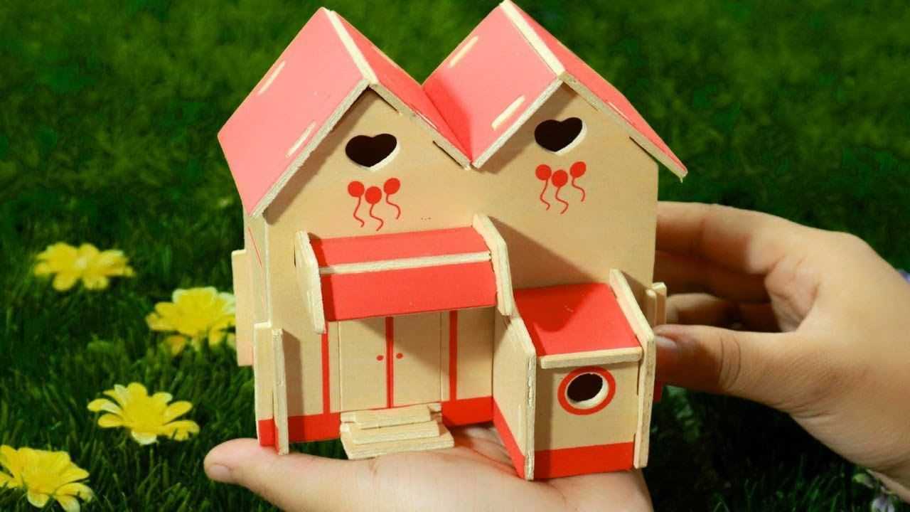 纸盒手工小鸟的家图片