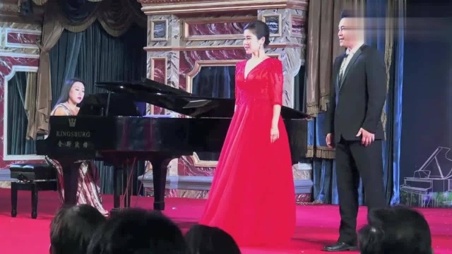 戴玉强声乐课:学员黄萌,王大千演唱《为祖国干杯》,名师出高徒