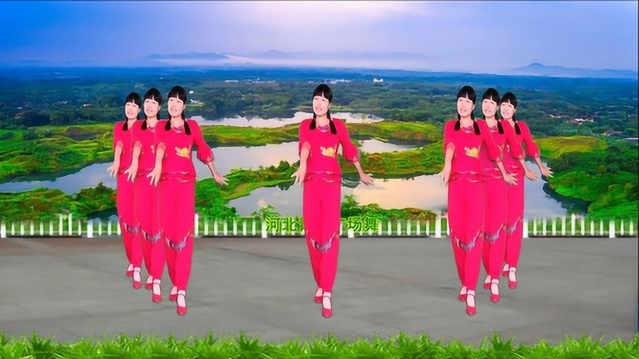 经典老歌广场舞逛新城优美回味热情活泼24步好学好看