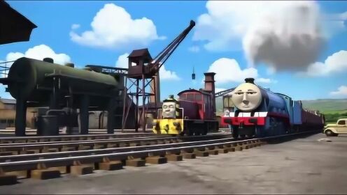 托马斯和他的朋友们:高登要做亨利的工作,他不喜欢拉货车箱