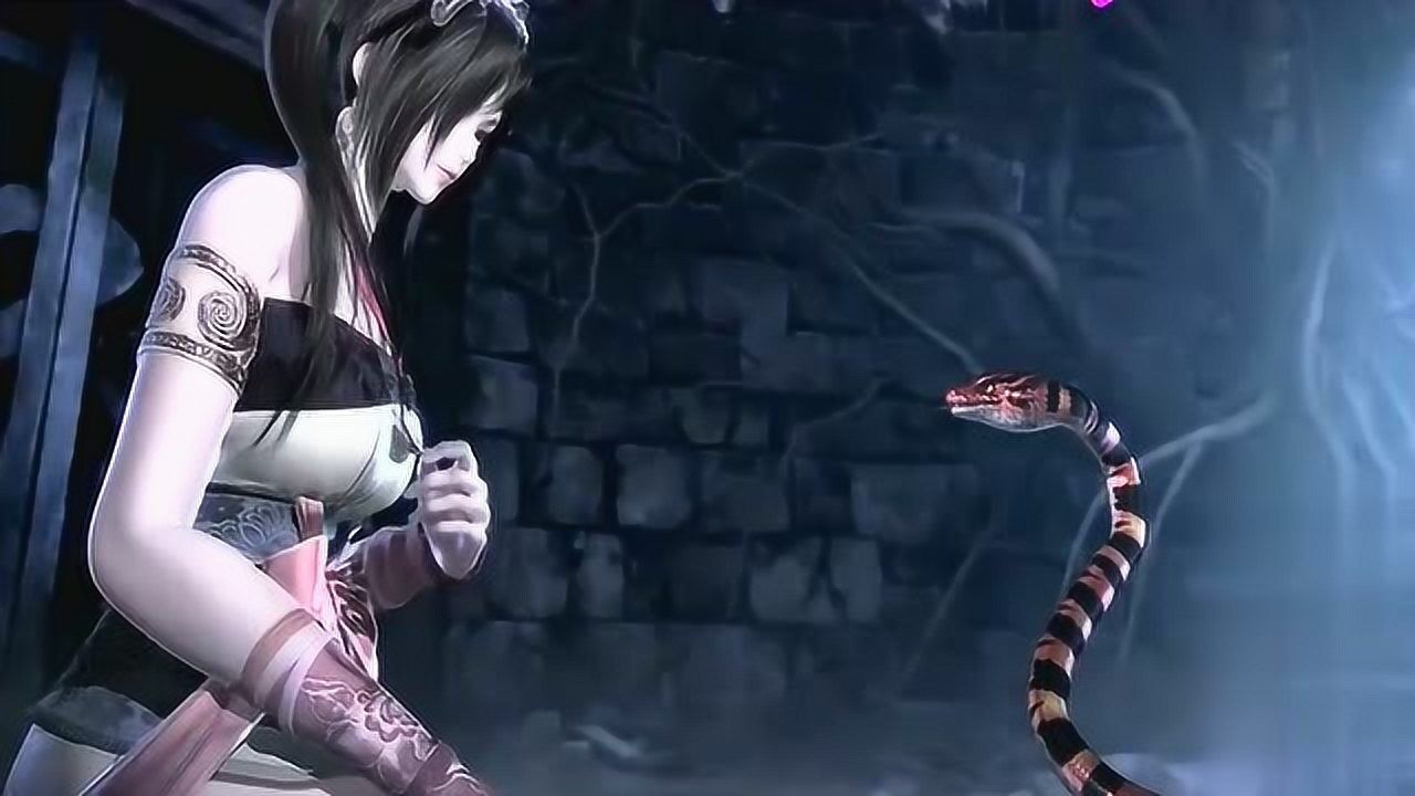 天行九歌为救红莲赤练王蛇与蛇王缠在一起蛇之间的较量