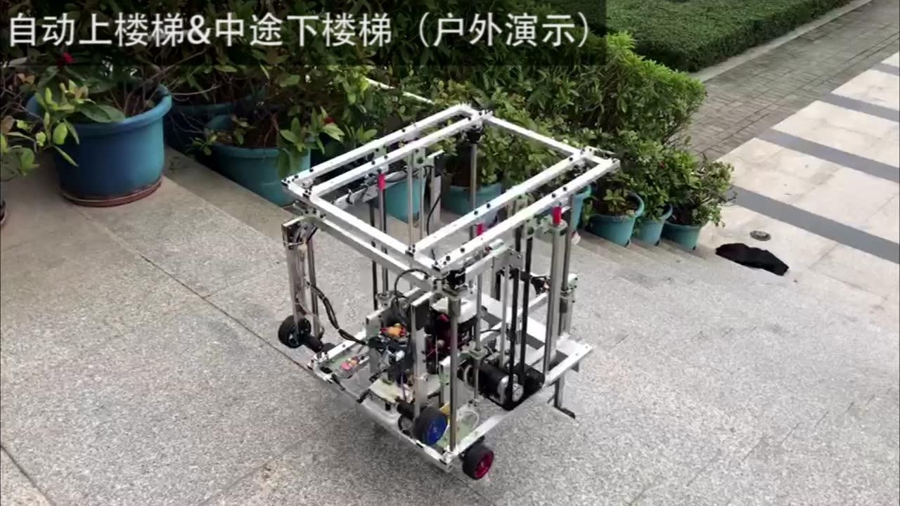 一种新型爬楼梯机器人_高清