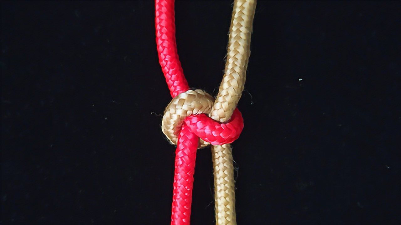 可以做装饰绳结的绳头对接法怎么打?双绳压扣绳头对接法!