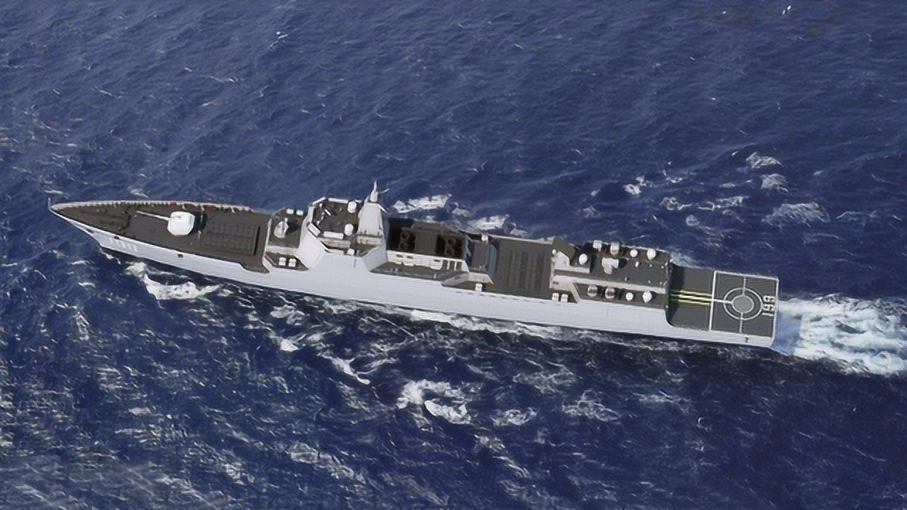 中国量产052e驱逐舰,提高远洋战力,韩媒:已赶超韩海军