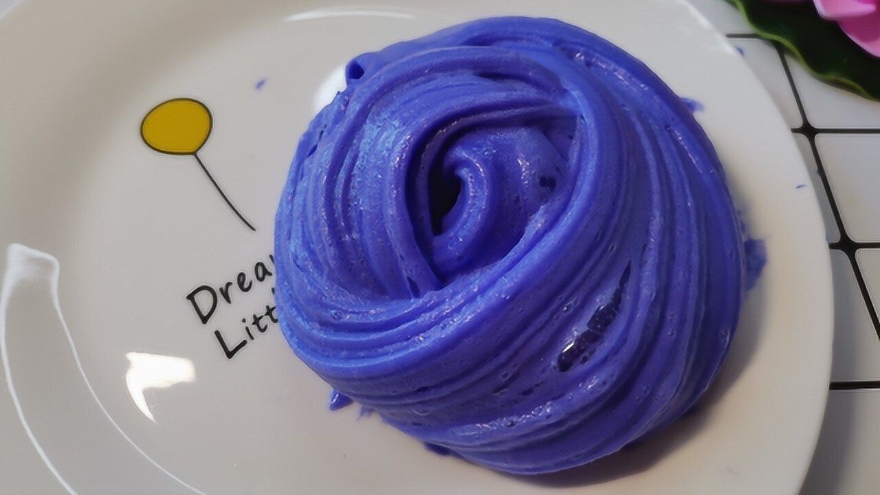 大莹手作送祝福啦,做两份星空泥,解压无硼砂,混出起泡胶手感