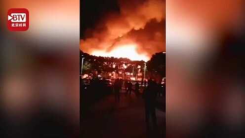 常州一公司厂房起火 过火面积500平方米 无人员伤亡