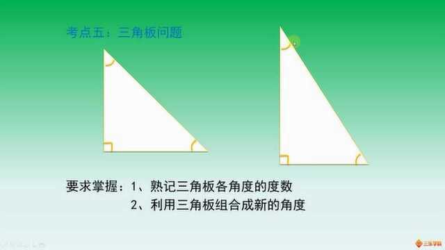 小学4年级:相对的两个角的度数相等,相邻的两个角的度数相补