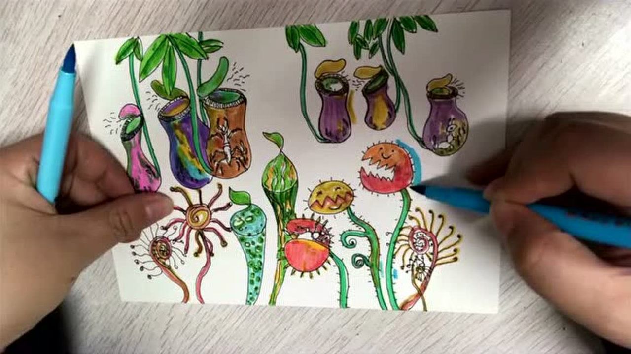 二年级_美术_吃虫草-1 3-12