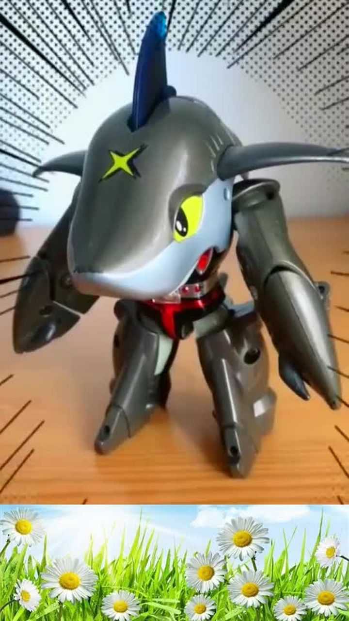 鲨鱼辣椒超级变换形态小时候最喜欢的反派机器人