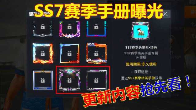 SS7赛季手册曝光,加入两把可升级武器!