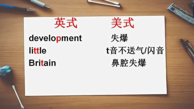 英美发音的不同,差不多都在这儿了