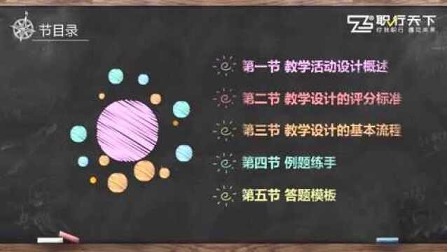 职行天下教育|教师资格证笔试考试,教学设计的概述