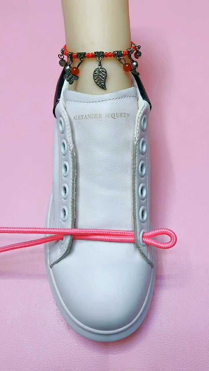 特别个性的女生鞋带系法,有个性的小姐姐快去试试吧