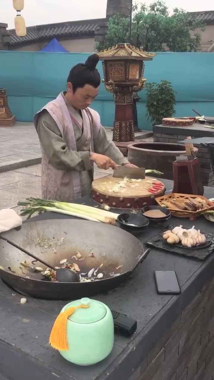 古代厨师照片图片