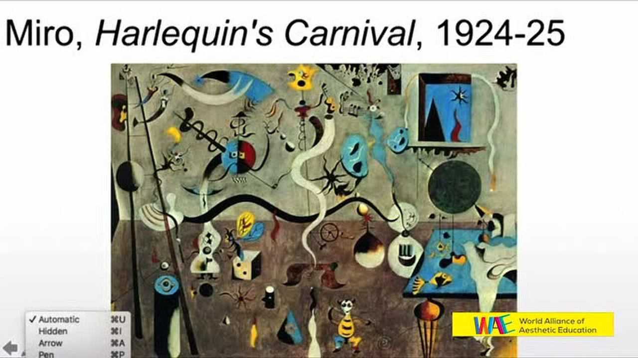 笔墨中国为你读画胡安米罗哈里昆的狂欢