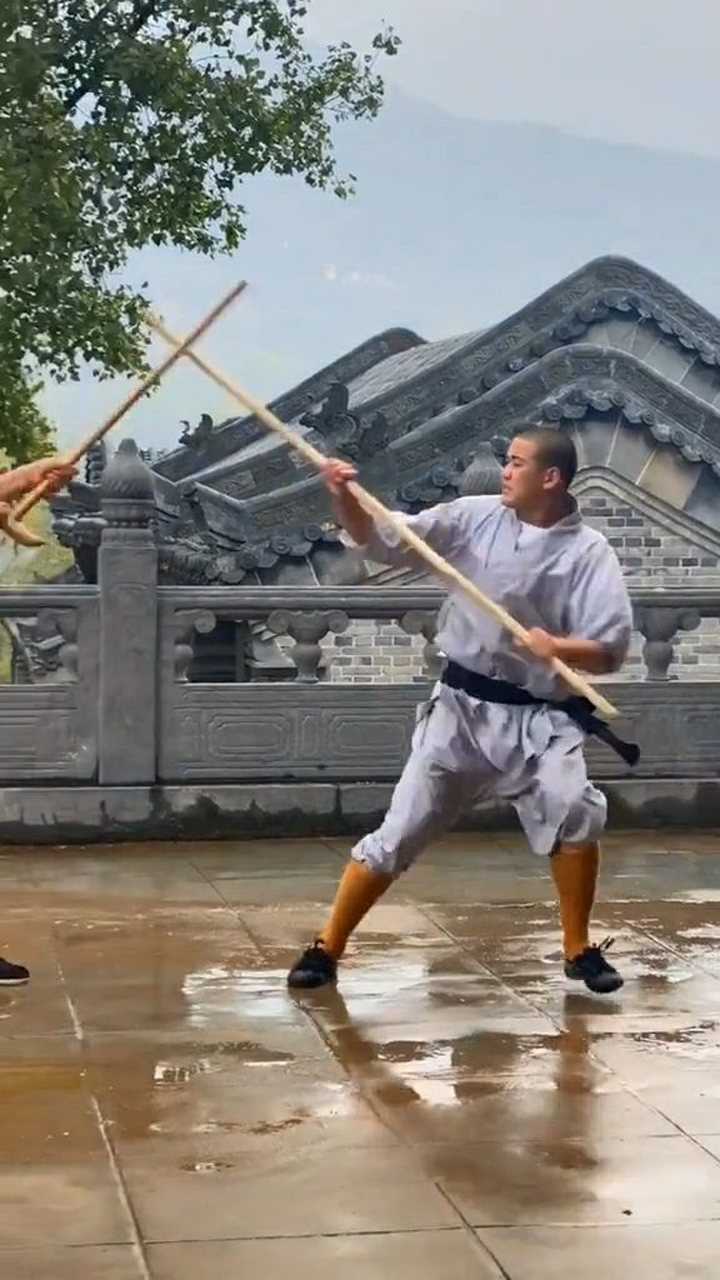 少林功夫·之 达摩杖对棍