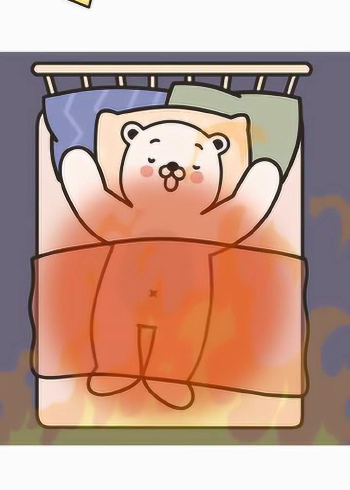 因为男生的阳气重,所以在寒冷的冬天,被窝温度要比女生的高!