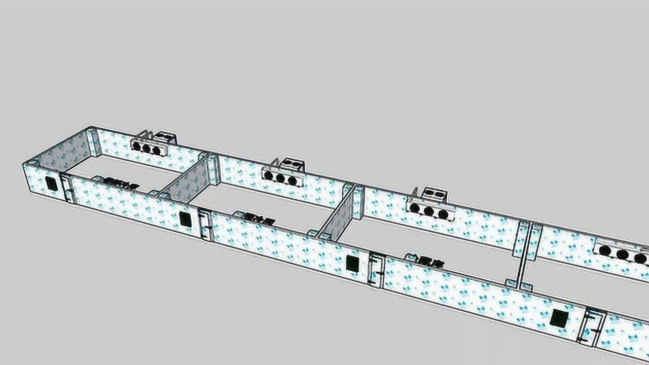 冷库安装工程示意图
