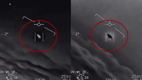美国防部公布UFO高清视频画面，显示惊人瞬间