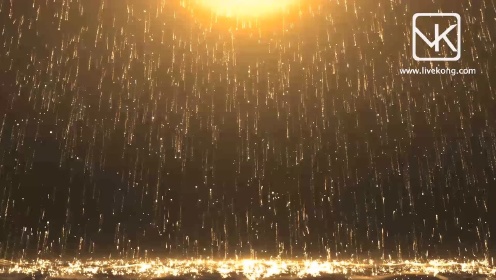 大气年会颁奖典礼金色粒子雨视频背景led大屏视频素材