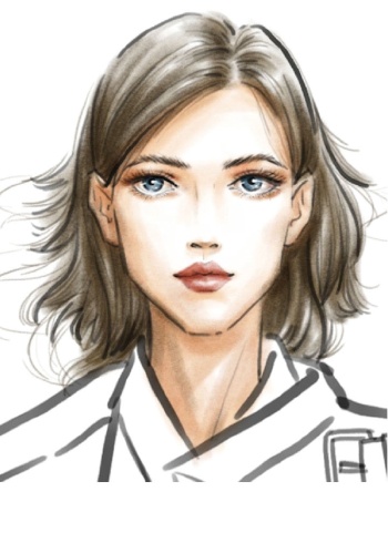 高写实服装效果图之头部细节刻画