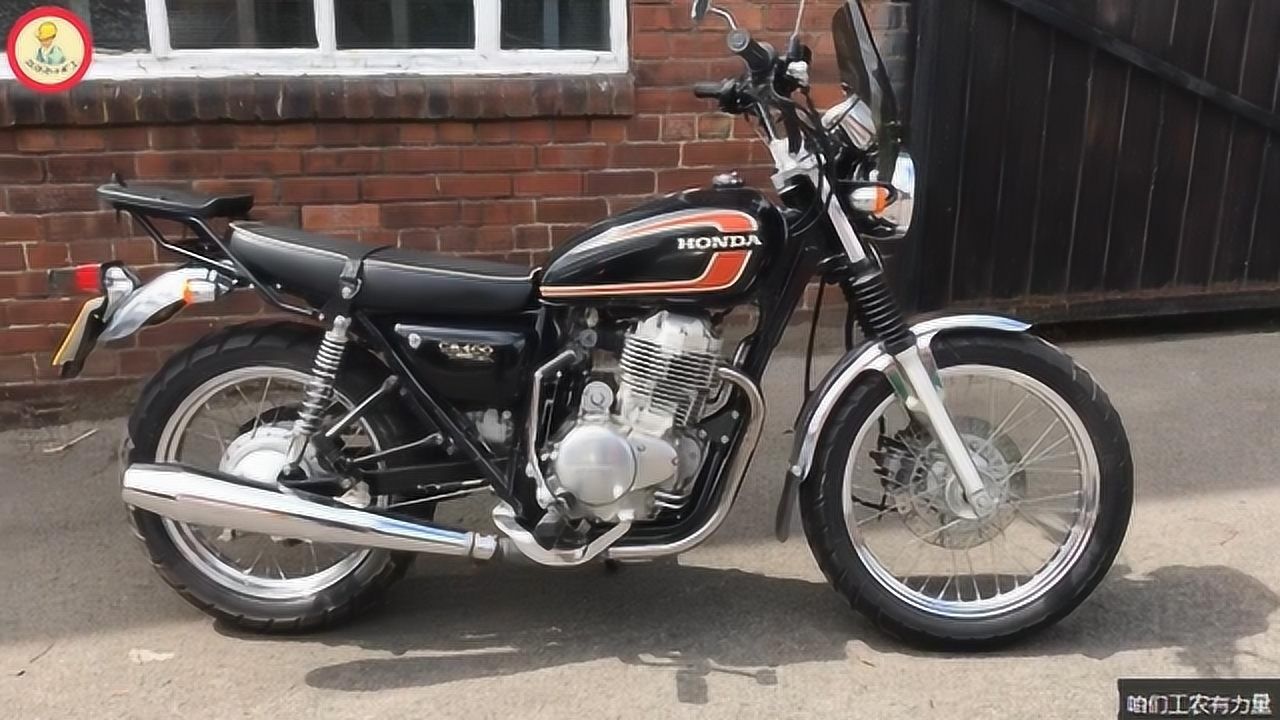 绕车一周拍摄,曾经经典的双缸摩托车:honda cb400ss