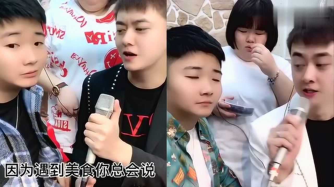 白小白高火火这是用生命在唱歌大萌出手太狠了直接秒掉他俩