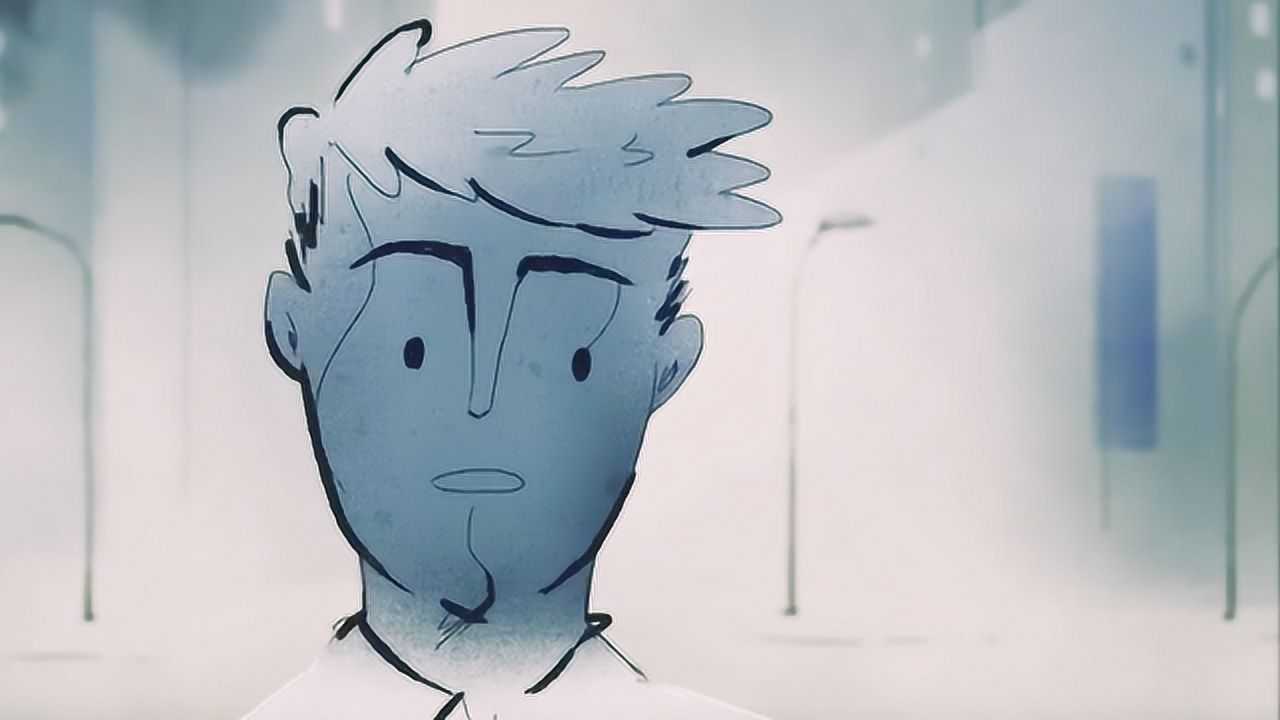 黑色幽默催泪动画《透明人》,如果你心里无爱别人将对你视而不见