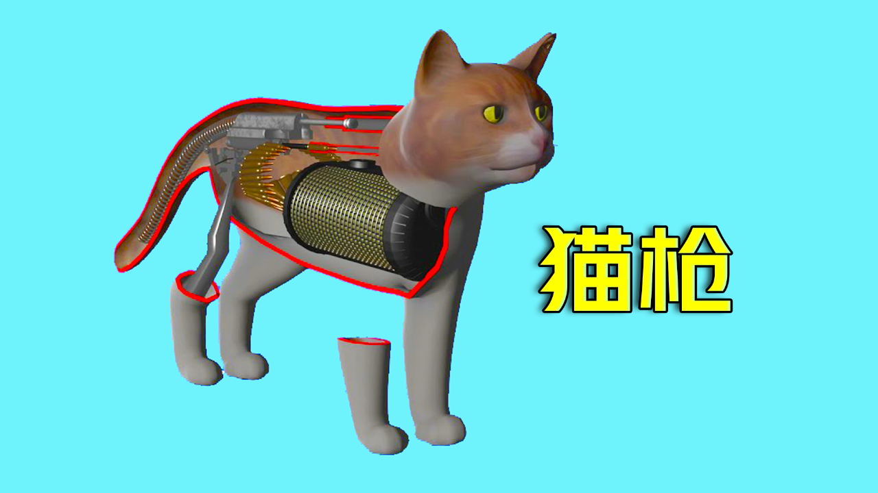 "猫枪"的工作原理,外表看似可爱却大有玄机