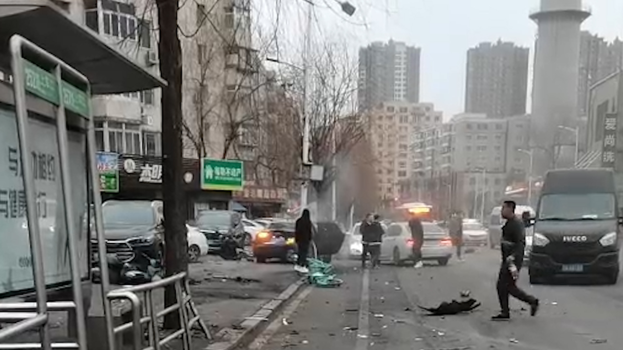 沈阳无轨电车事件图片