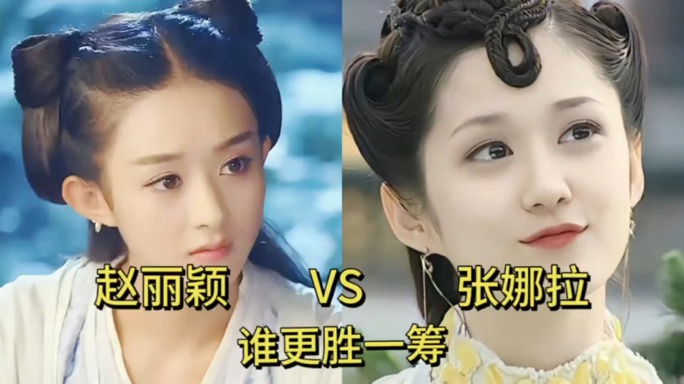 赵丽颖和张娜拉颜值演技对比,你觉得谁更胜一筹?