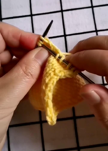 从下往上编织斜肩袖减针教程纯手工编织纯手工纯手工编织毛衣