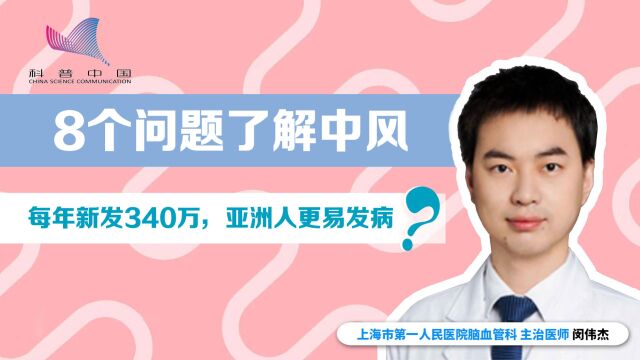 中国年新发340万,一线医生告诉你中风有多凶险