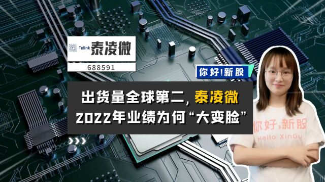 泰凌微:出货量全球第二,2022年业绩为何“大变脸”?