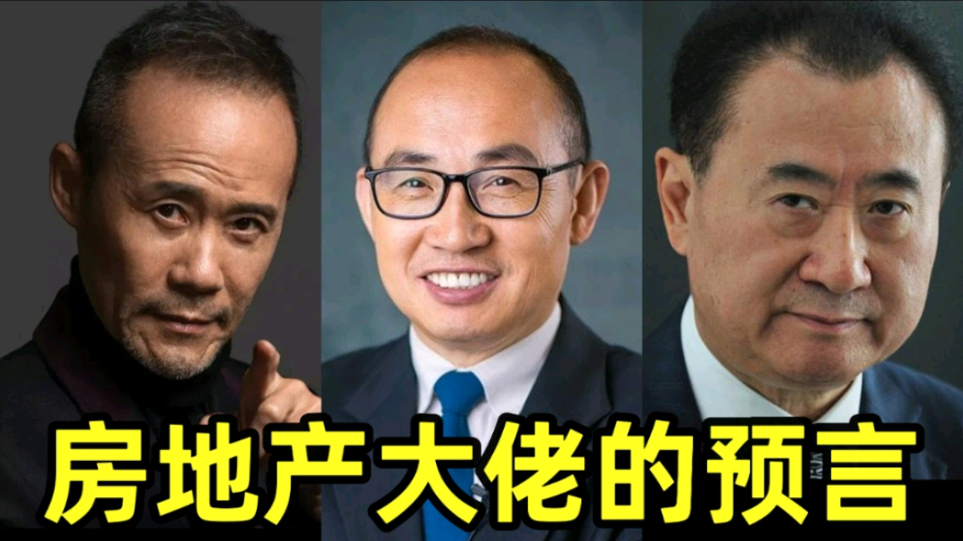 王健林,潘石屹,王石说过的话,是预言也是肺腑之言,如今应验吗